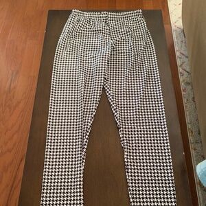 Black and white leggings